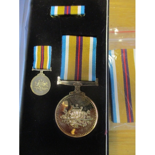 115 - Royal Navy and Royal Australian Navy recipient's 1982 South Atlantic Medal with rosette to RO1 (T) T... 