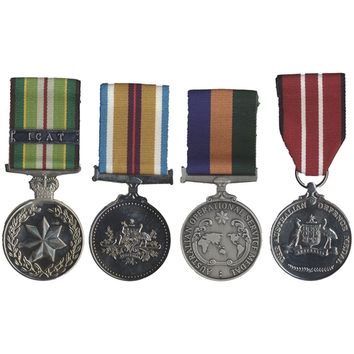 115 - Royal Navy and Royal Australian Navy recipient's 1982 South Atlantic Medal with rosette to RO1 (T) T... 