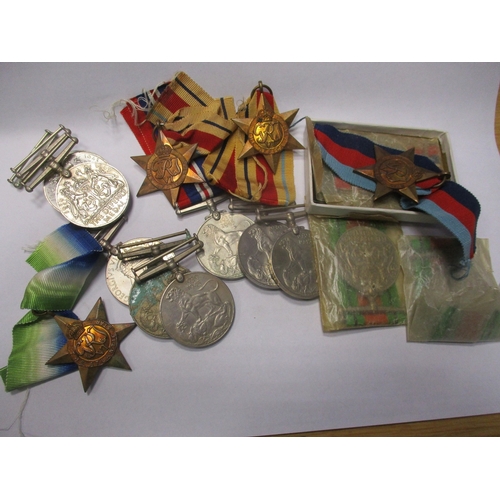 12 - Collection with:
1. WW1 BWM and Victory Medal re-named to 171149 Gnr R.H. Fairclough R.G.A. and KGVI... 