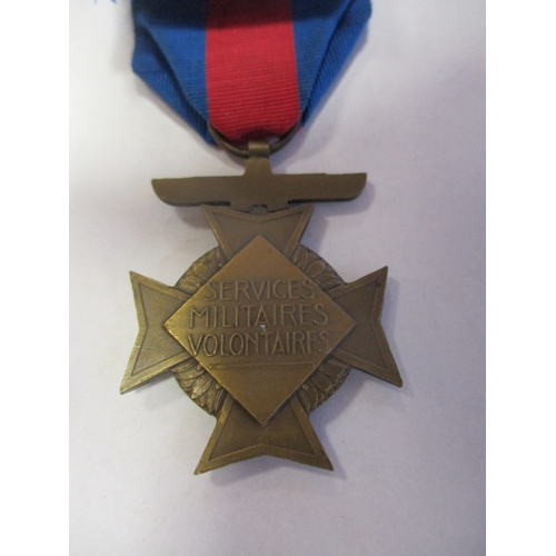 140 - France. Voluntary Military Service (Air Force) Medal extremely fine. (See photo) (Y)