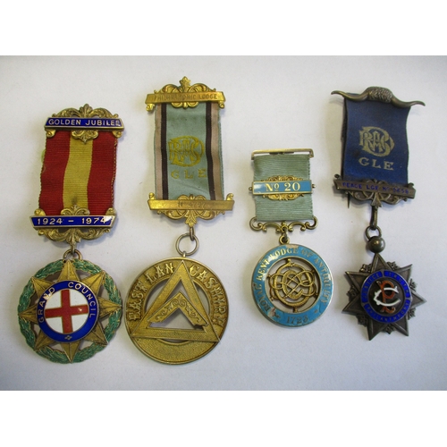 147 - Collection of Masonic, RAOB, Unions and similar jewels and badges including Michel British Columbia ... 