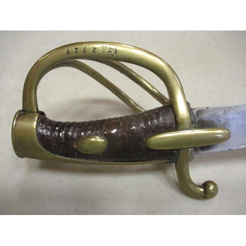 158 - 1813 French ANXI light cavalry trooper's sabre and scabbard, aout 1813 Klingenthal manufacturing det... 