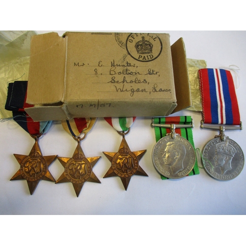 2 - Range with:
1. WW1 BWM and Victory Medal to PO.2105 -S- Pte F.J.H. King R.M.L.I. nearly extremely fi... 