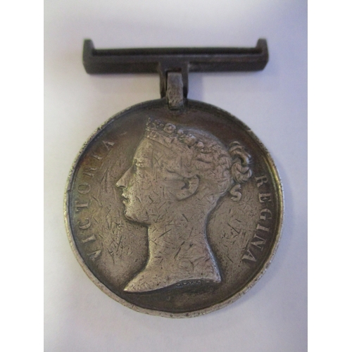 22 - 1843 Scinde Medal Meeanee/Hyderabad to Jas Murphy 22nd Reg, possibly re-named, replacement suspender... 