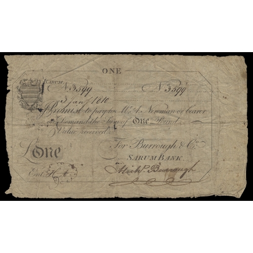 439 - GB local 1800's range generally poor to fair with £5 Plymouth Dock Bank Devonshire 1819, Portsmouth,... 