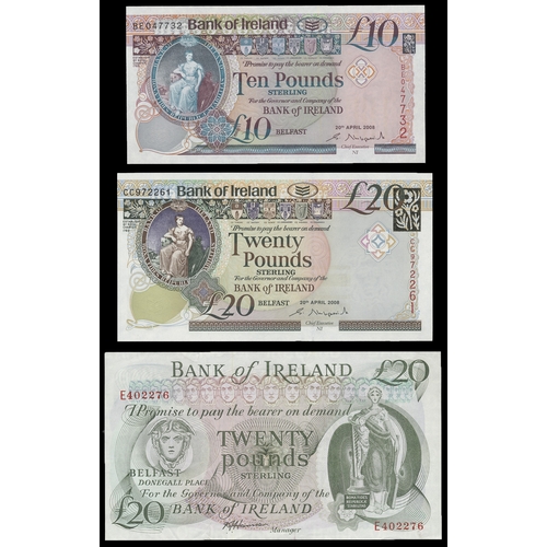 476 - Ireland. Collection in album with Republic of Ireland 10/- 1968 uncirculated, £1 1965 uncirculated, ... 