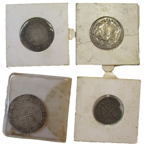 497 - Hammered range generally fair/ fine with shilling Elizabeth I sixth issue mintmark hand, sixpences 1... 