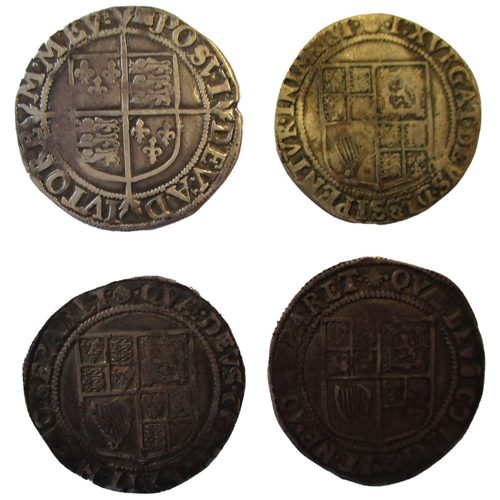 504 - Hammered shillings range generally fair/ fine with Elizabeth I second issue mintmark martlet, sixth ... 