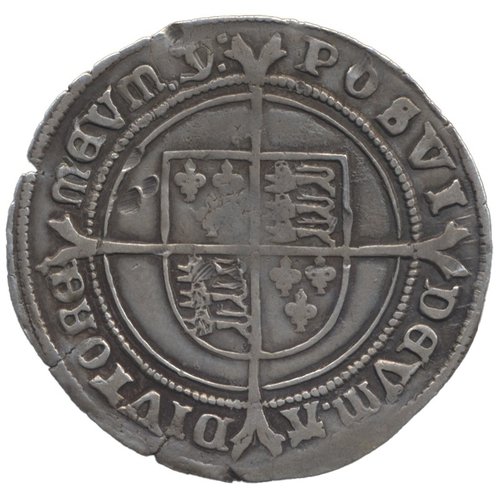 554 - Edward VI. 1551-53 shilling mintmark y fine. (S.2482) (See photo) (Y)