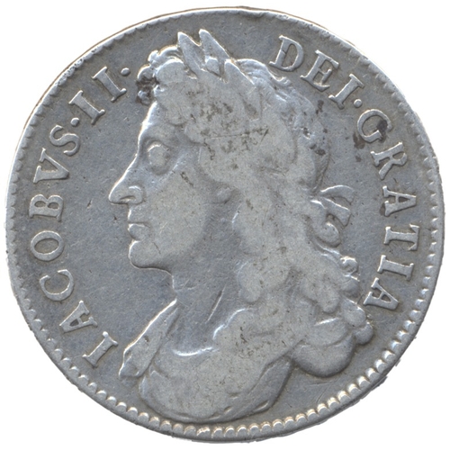 570 - James II. 1685 half crown fine. (See photo) (Y)