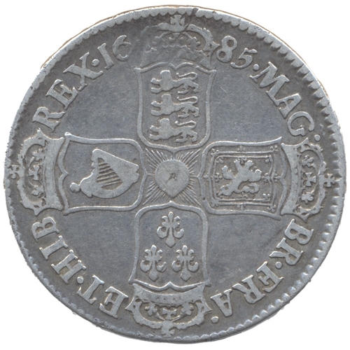 570 - James II. 1685 half crown fine. (See photo) (Y)