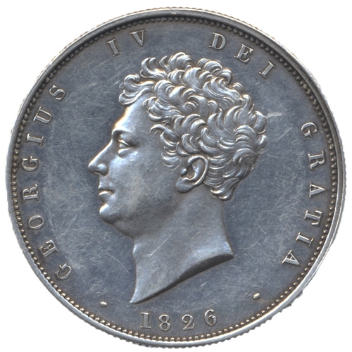 581 - George IV. 1826 half crown extremely fine. (See photo) (Y)