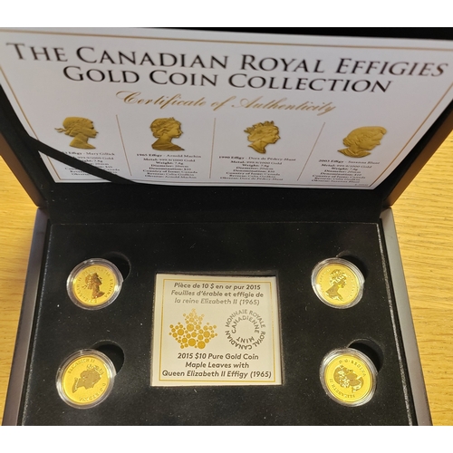 820 - Investment Gold Lot – documents required. Canada. The Canadian Royal Effigies Gold Coin Collection b... 