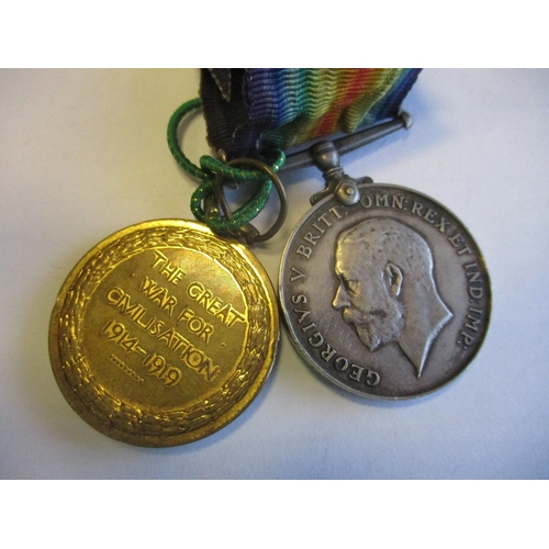 96 - WW1 BWM & Victory Medal pairs to:
1. 515353 Pte C.W. Hele 14-Lond R.
2. 241311 Pte M. Ryan R. Lanc R... 