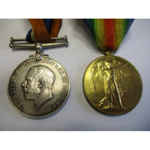 97 - WW1 BWM and Victory Medal pairs to:
1. 462057 Pte A. Dickson Labour Corps.
2. 5112 Pte H.S. Austin C... 