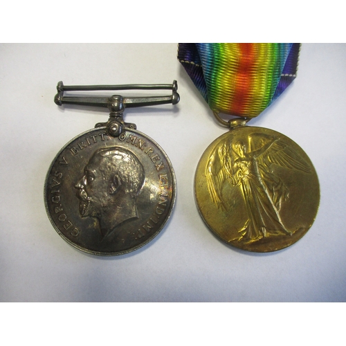 97 - WW1 BWM and Victory Medal pairs to:
1. 462057 Pte A. Dickson Labour Corps.
2. 5112 Pte H.S. Austin C... 