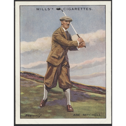 47 - Wills. Complete set in plastic sleeves with Famous Golfers generally fair to good. Cat. £550. (See p... 