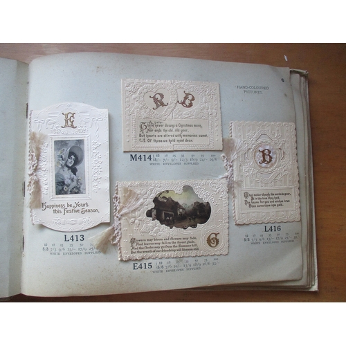 143 - Ephemera. Misc. coln. of Victorian scraps and early folded greetings cards , loose and in albums. Gr... 