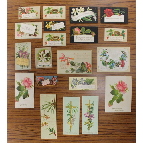 143 - Ephemera. Misc. coln. of Victorian scraps and early folded greetings cards , loose and in albums. Gr... 