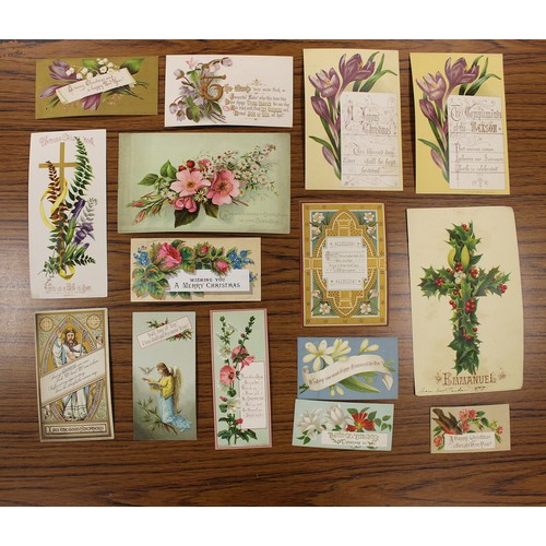 143 - Ephemera. Misc. coln. of Victorian scraps and early folded greetings cards , loose and in albums. Gr... 