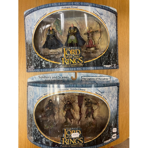 161 - The Lord Of The Rings. Collection of boxed Armies of Middle-Earth Soldiers and Scenes of battle No 4... 