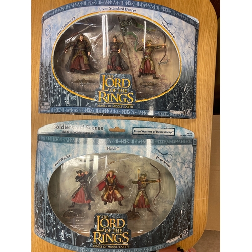 162 - The Lord Of The Rings. Collection of boxed Armies of Middle-Earth Soldiers and Scenes of battle No 4... 