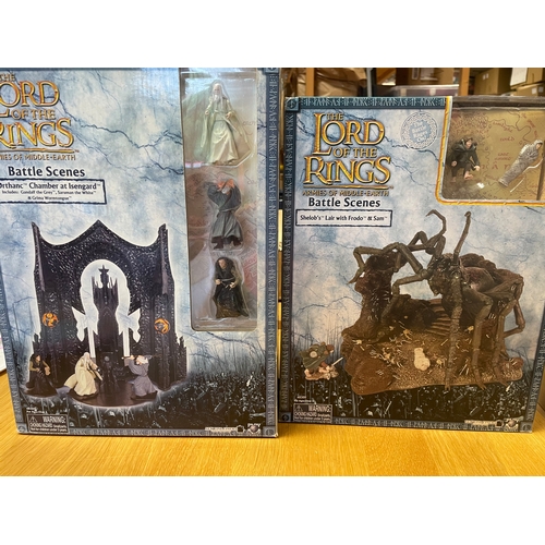 163 - The Lord Of The Rings. Collection of boxed Armies of Middle-Earth Soldiers and Scenes of battle scal... 