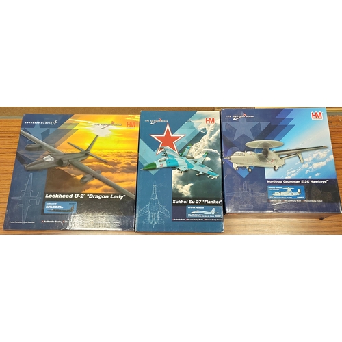 186 - Collection of 1:32, 1:48, 1:72 scale model aeroplanes generally good to good plus in good to excelle... 