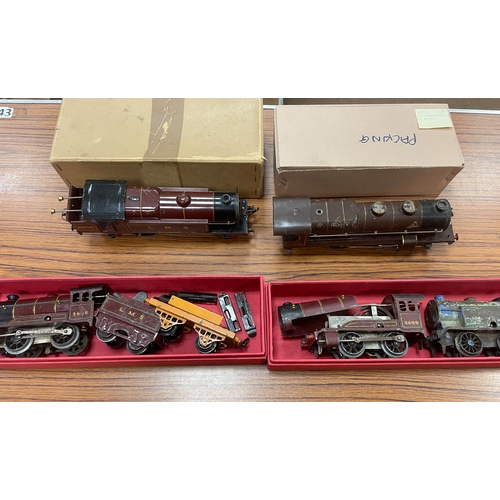 394 - Hornby. Collection of boxed O gauge clockwork locomotives with tank 3/82011 0-4-0 No 40, Southern 51... 