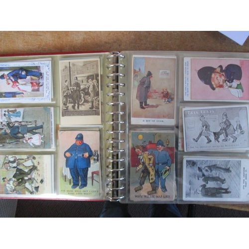 139 - Social. Coln. in modern album of Police related. Comic incl. artists Harry Quinton, Alf Hilton, D. T... 