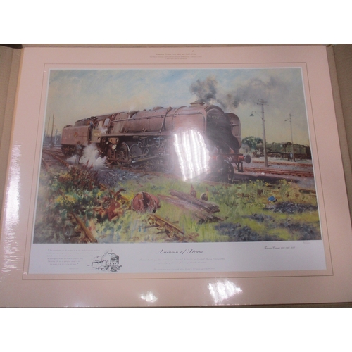 144A - Collection of railway related ephemera, with Moore's Monthly Magazine 1896 (1994 Reprint), The Locom... 