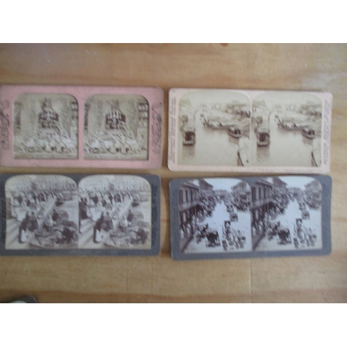 145 - Coln. of stereo cards with worldwide interest incl. many sets. 2 boxed sets of the South African war... 