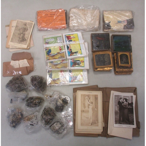 150 - Mixture of various ephemera and collectables in boxes, albums, tins, bags or loose, includes ranges ... 