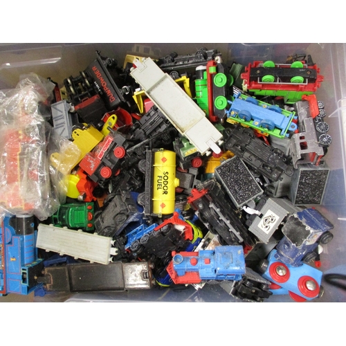 155 - Unboxed collection including Thomas and Friends, other trains and McDonald's toys generally good. Qt... 