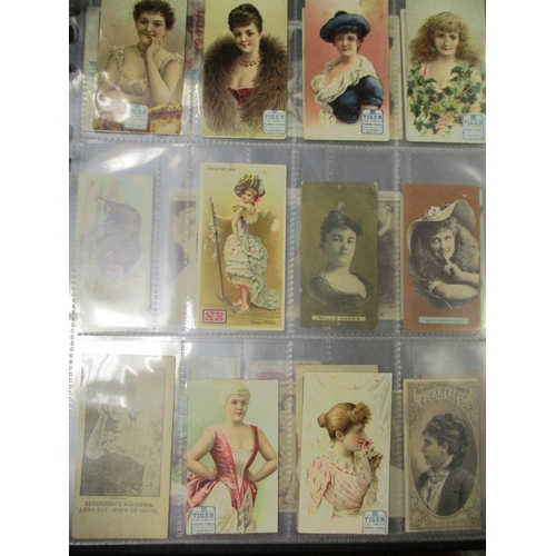 18 - Collection of odds in album including Ogdens Guinea Golds animals, figures of interest, sports, tabs... 