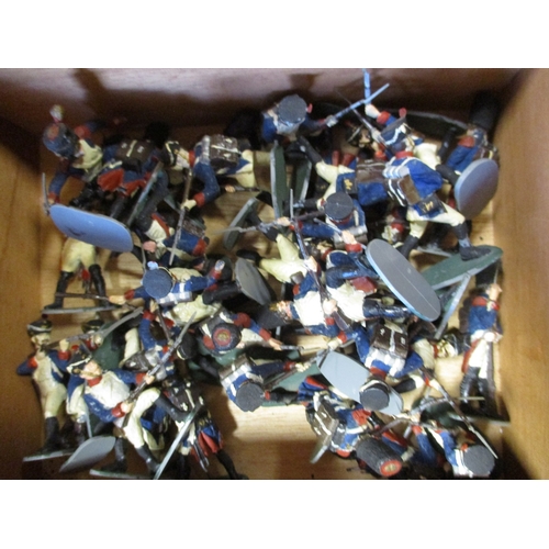 183 - Britains. Unboxed collection of mainly Britains with Brits, Scots, some horse mounted, majority stan... 