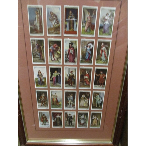 19 - Collection of complete sets in frames with Churchman Famous Golfers, Holed in One, Jovial Golfers, P... 