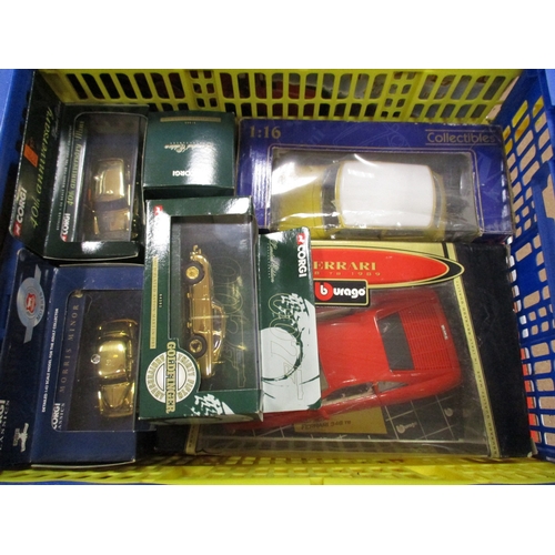 209 - Collection including Corgi, Lledo, Matchbox, Original Omnibus, The Rupert Collection plus some stamp... 