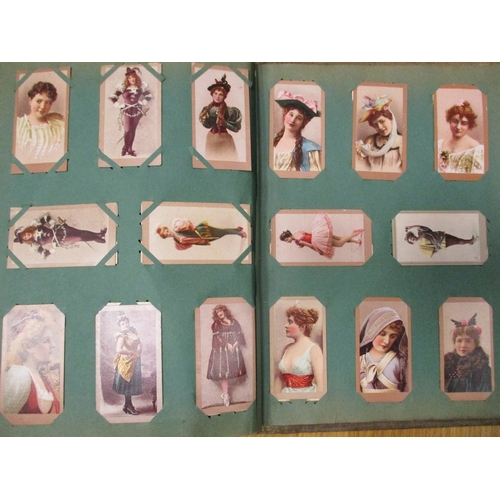 21 - Collection of part sets in poor to good paper slot in album including American Tobacco CO Beauties (... 