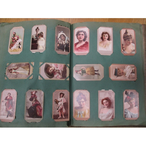 21 - Collection of part sets in poor to good paper slot in album including American Tobacco CO Beauties (... 