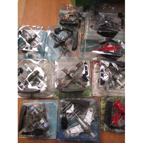 228 - Collection of aircraft including large majority Amer Com, Atlas, Corgi AA, plus kits with Airfix, Re... 