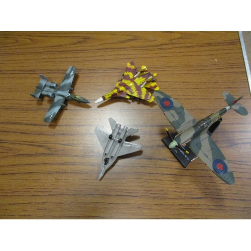 228 - Collection of aircraft including large majority Amer Com, Atlas, Corgi AA, plus kits with Airfix, Re... 