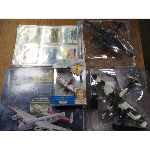 228 - Collection of aircraft including large majority Amer Com, Atlas, Corgi AA, plus kits with Airfix, Re... 