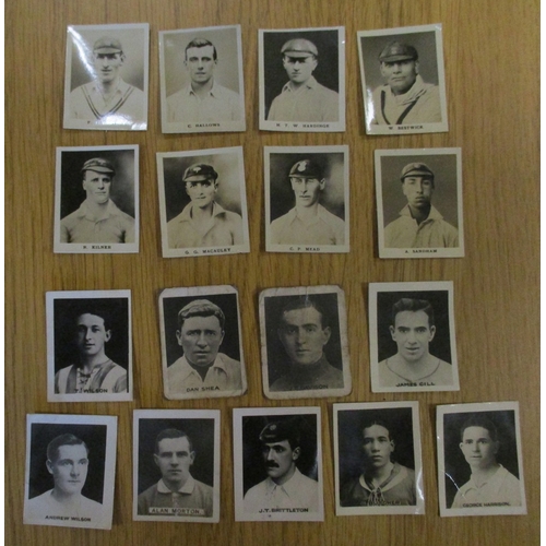 23 - Collection of photographic loose cards and trade cards including Magnet Library Footballers (9), Nel... 