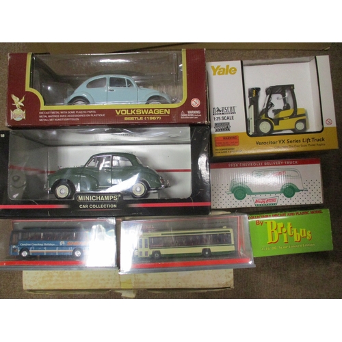 230 - Collection including 1/18 Road Legends, Minichamps, plus Corgi, Lledo Vanguards, Matchbox MOY and Ox... 