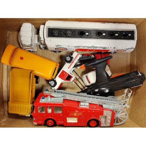 242 - Collection of mostly unboxed cars, buses, tractors, military vehicles, artillery etc. generally very... 