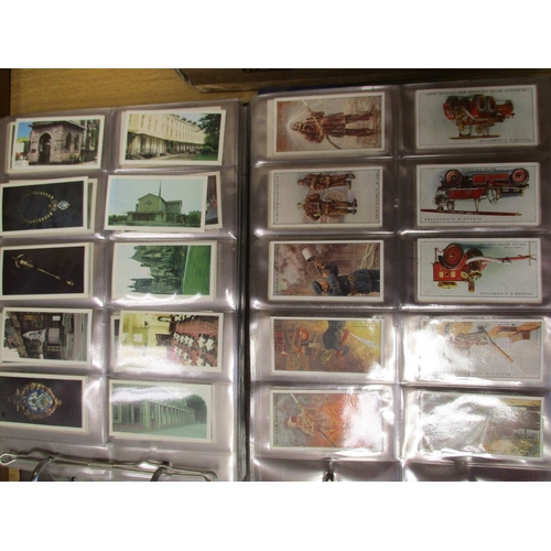 25 - Collection with sets from Wills Arms of Foreign Cities, Celebrated Ships, Players Dickens, part sets... 