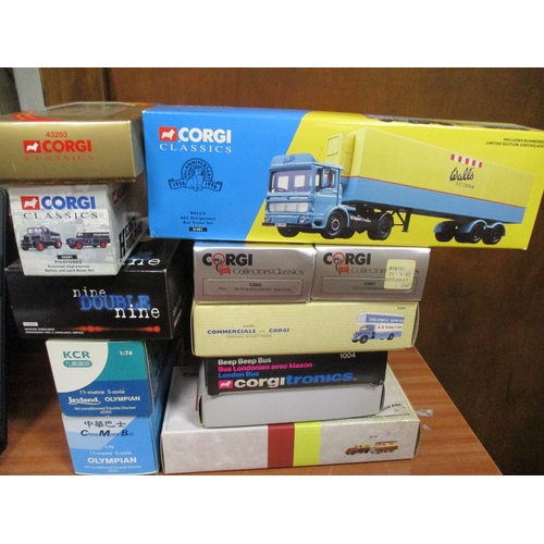 280 - Corgi. Boxed collection including Bedford No 19301, Burlingham Seagul No 97170, Burlington Trailways... 