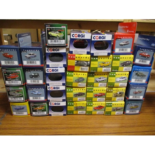 285 - Corgi. Collection of Vanguards including Drive Time, Ford, Land Rover, Vauxhall etc generally mint i... 