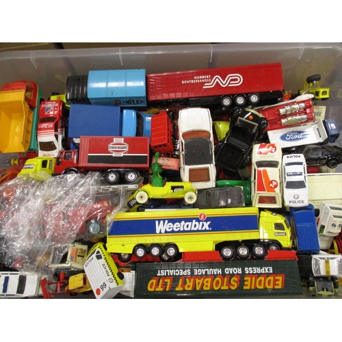 288A - Corgi. Unboxed collection including cars, lorries, trucks etc generally good to excellent. Heavy. Qt... 